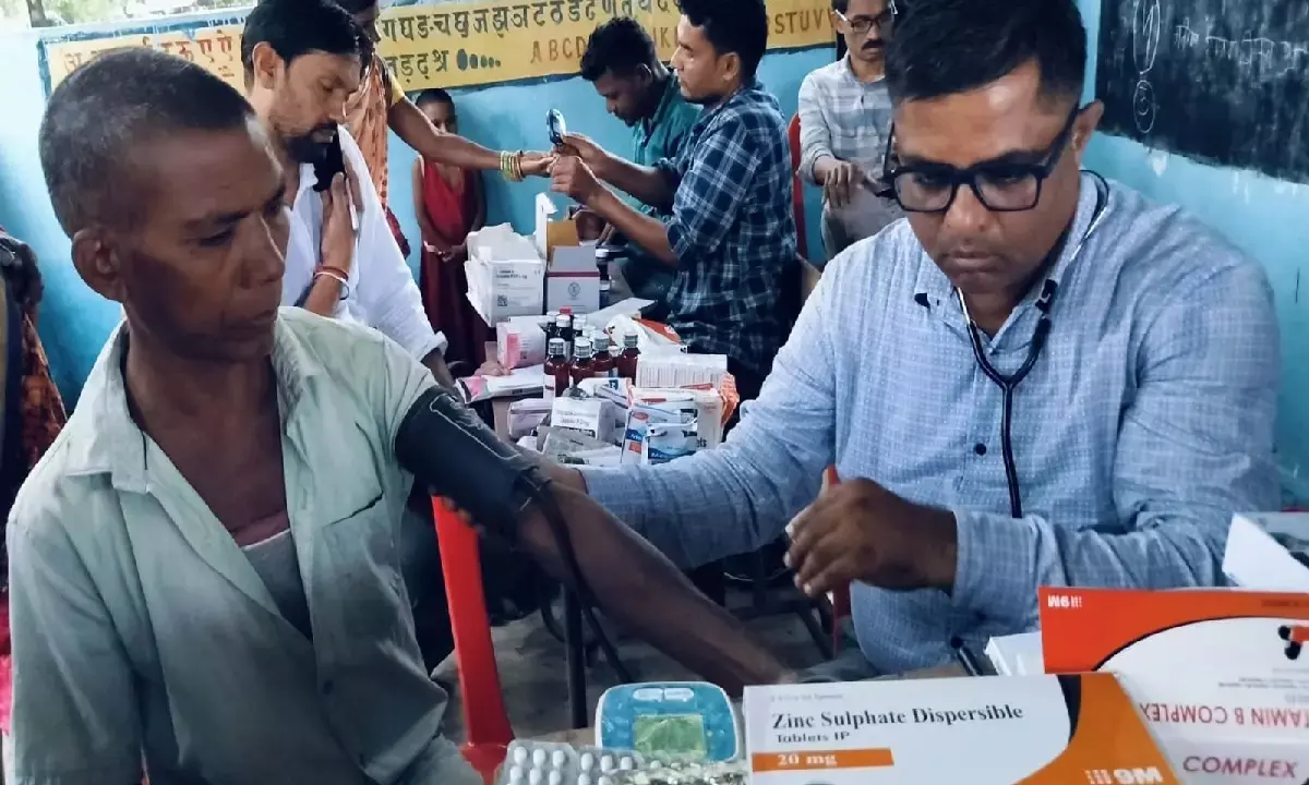 doctor doing an examination