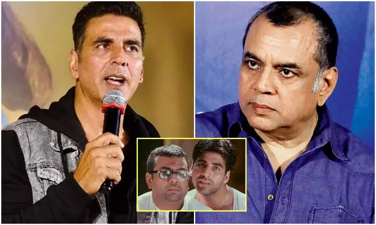 Akshay Kumar reacts to hera pheri 3 controversy with paresh rawal, Video