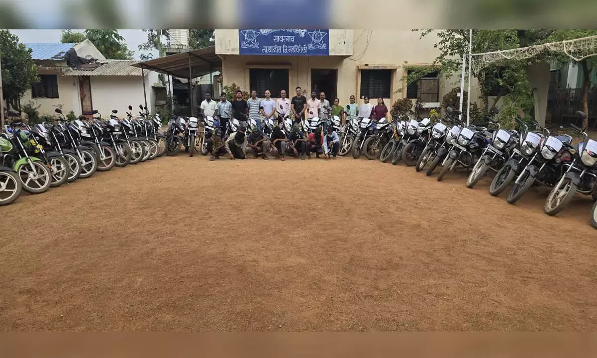 stolen 42 motorcycles recovered
