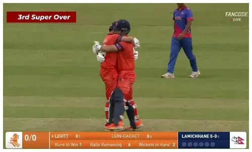 NEP vs NED Super over match