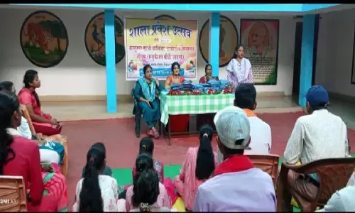 The teacher did not go to the school entrance ceremony