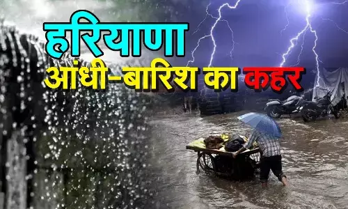 हरियाणा के 8 जिलों में आंधी-बारिश का कहर, कई इलाकों में भरा पानी, करंट लगने से युवक की मौत