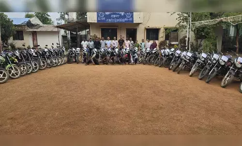 stolen 42 motorcycles recovered