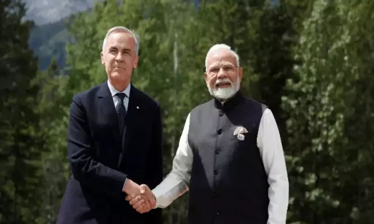 G7 समिट में बोले PM मोदी, दोनों देशों के बीच हाई कमिश्नर बहाल करने पर बनी सहमति G7 समिट में बोले PM मोदी, दोनों देशों के बीच हाई कमिश्नर बहाल करने पर बनी सहमति