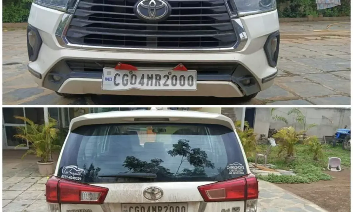 Sarangarh congress Deepak Baij convoy vehicles collided each other