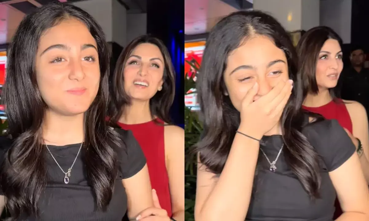 Ranbir Kapoor niece Samara interacts with paparazzi video viral