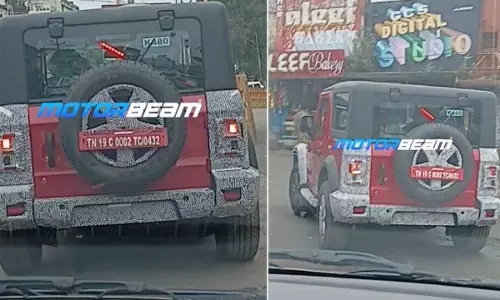 महिंद्रा इस नए मॉडल की कर रही टेस्टिंग, पहली बार दौड़ते हुए कैमरे में हुई कैद