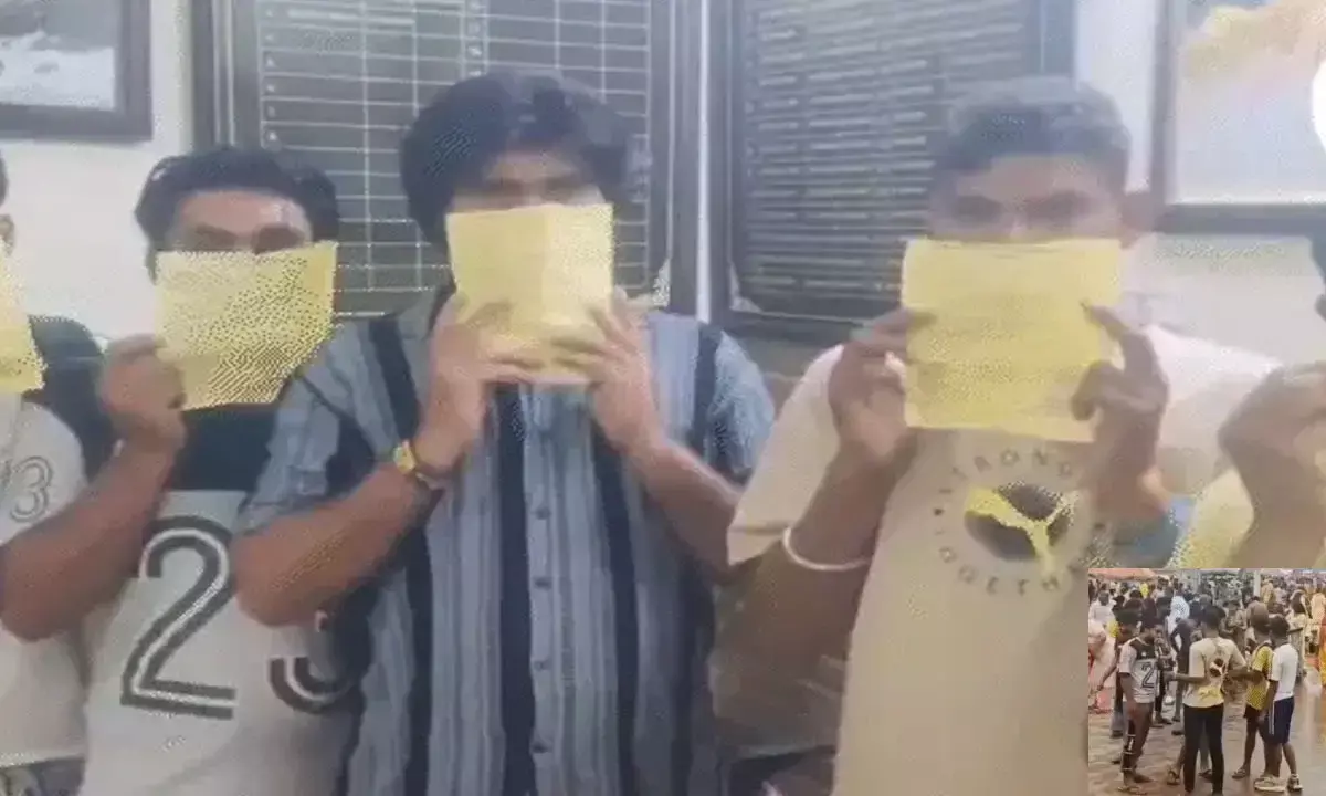 हरियाणा के युवकों ने हर की पौड़ी पर हुक्का पीया, पुलिस ने चालान कर वीडियो शेयर किया