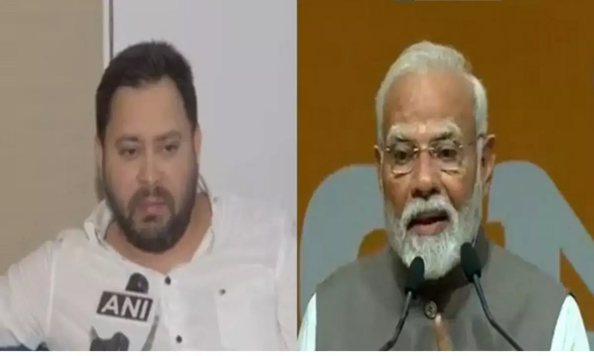 Tejashwi Yadav Vs PM Modi, तेजस्वी यादव पीएम मोदी हमला,  पीएम मोदी के जवाब, बिहार पॉलिटिक्स