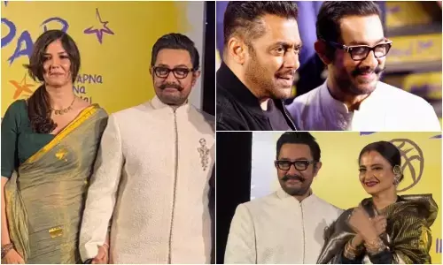 Sitaare Zameen Par Screening: Aamir Khan Girlfriend Gauri Spratt, Salman Khan, Shahrukh Khan, Rekha