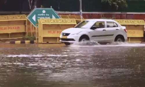 waterlogging in delhi