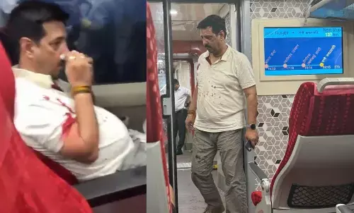 Vande Bharat train fight, BJP MLA Rajiv Singh dispute, Jhansi station train violence, passenger beating Vande Bharat
