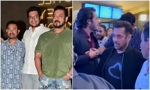 Salman Khan bodyguard pushes Aamir Khan son Junaid at Sitaare Zameen Par premiere, Video