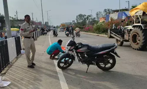 Bhopal-Hoshangabad road accident woman dies