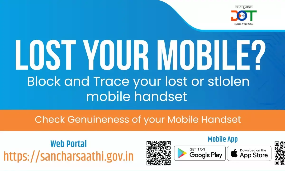 Sanchar Saathi Portal How to Find Lost Mobile