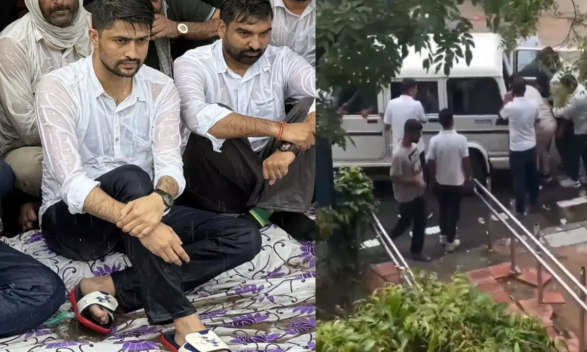 Rajasthan University Nirmal Chaudhary Abhimanyu Poonia detained