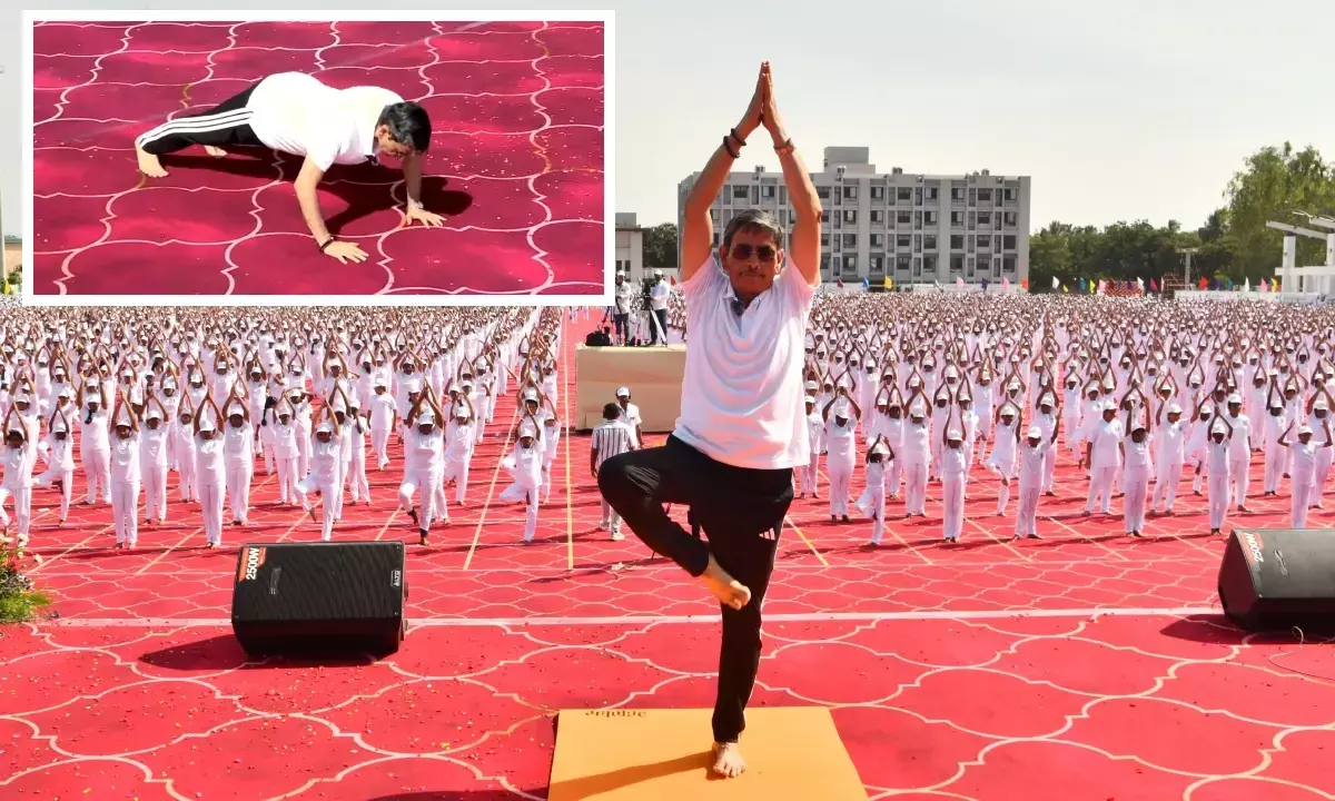 Tamil Nadu Governor rn ravi pushup Video Tamil Nadu Governor rn ravi pushup Video