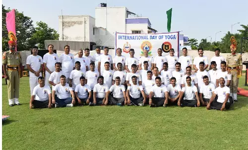 Raipur International Yoga Day Border Security Force Command Headquarters Naya Raipur
