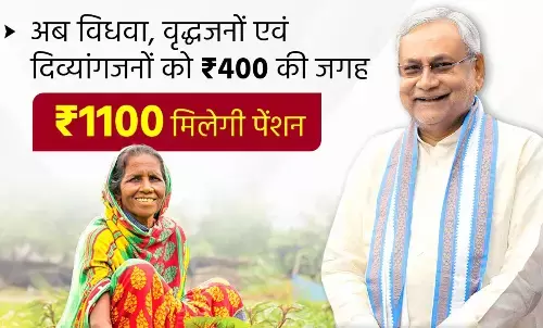 bihar cm nitish kumar increases pension to 1100 rupees