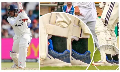 shubman gill socks controversy