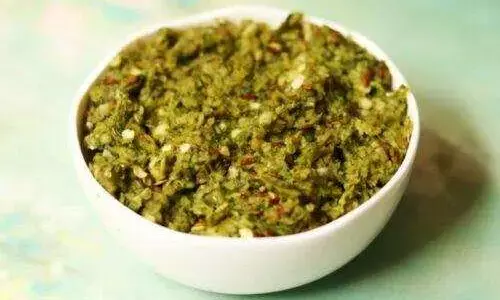 hari mirch ka thecha recipe how to make green chili thecha