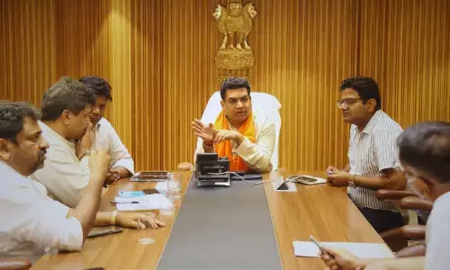 Minister Kapil Mishras meeting with officials