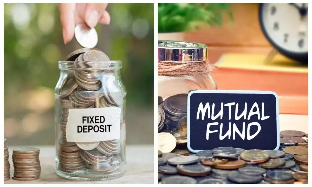 Fix Deposite and Mutual funds Share market investment