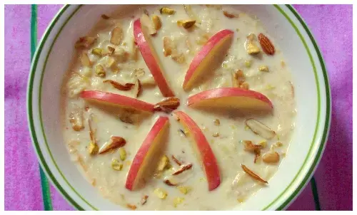 How to make apple rabdi at home,