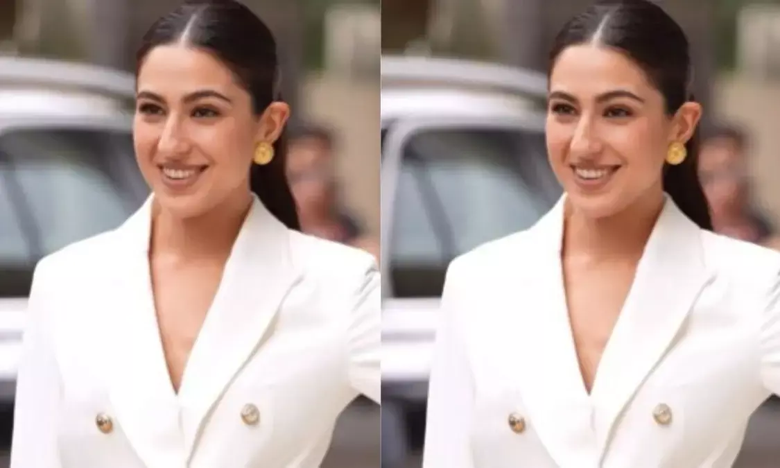 एक्ट्रेस Sara Ali Khan का बॉस लेडी लुक, ऑल-व्हाइट में दिखा रॉयल स्टाइल