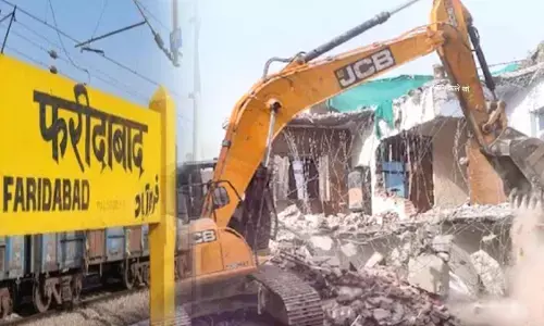 Action against illegal constructions faridabad Action against illegal constructions faridabad