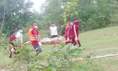 Doing rescue operation