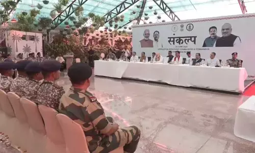 Union Home Minister Amit Shah meeting the soldiers Union Home Minister Amit Shah meeting the soldiers