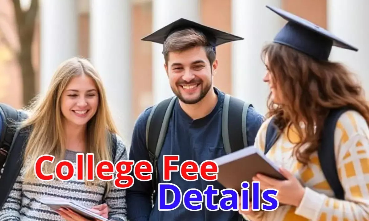 College fee details, College fee details in MP,