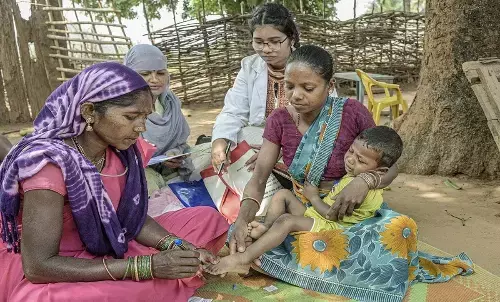 Mitanin checking for malaria