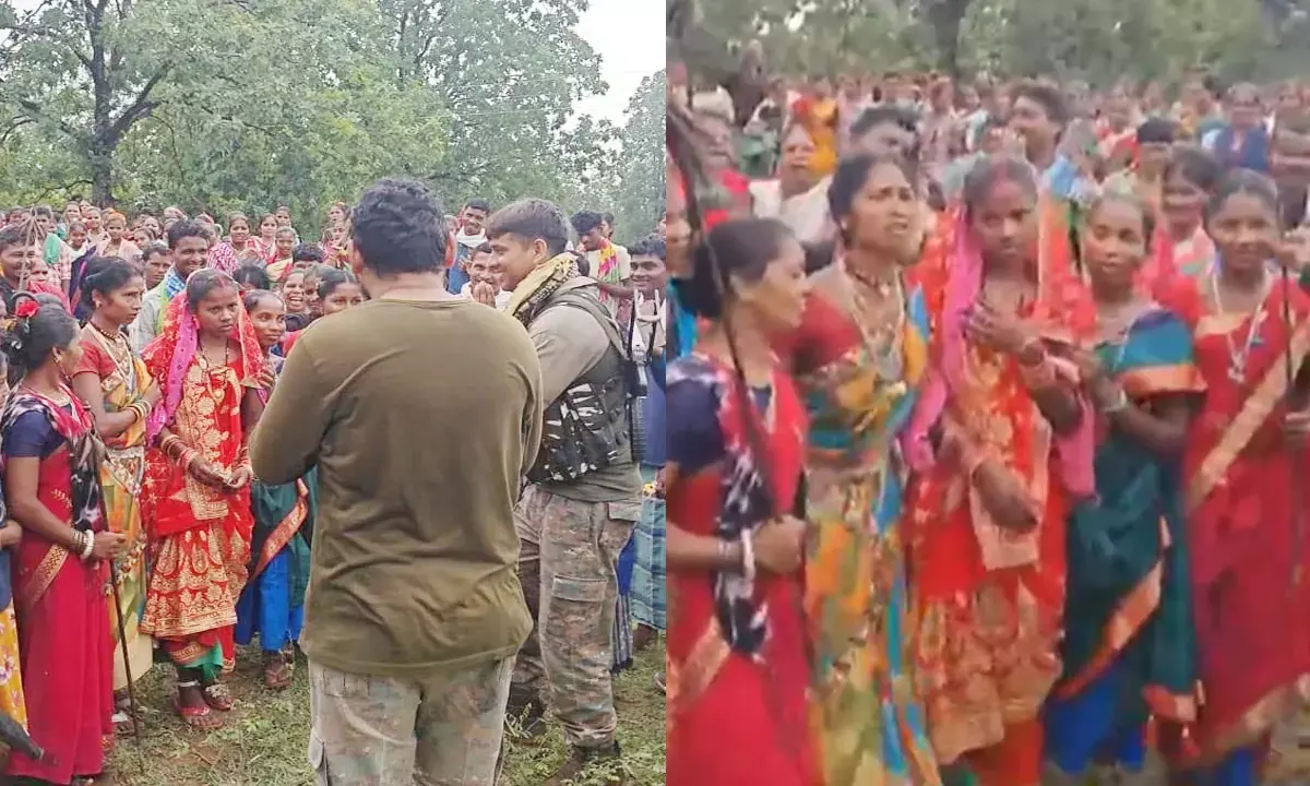 कुख्यात नक्सली हिड़मा के गांव की बेटी का ब्याह :  जवान बने भाई, कैंप में थिरके