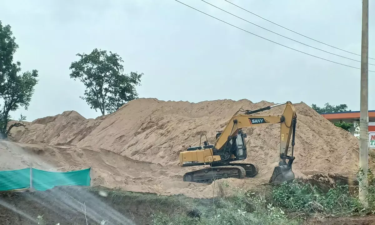 Sand storage