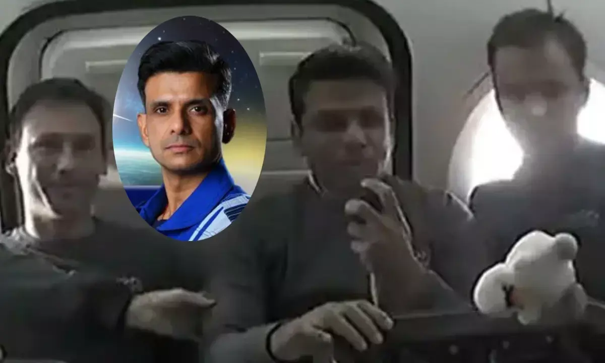 Shubhanshu Shukla on Ax-4 Mission