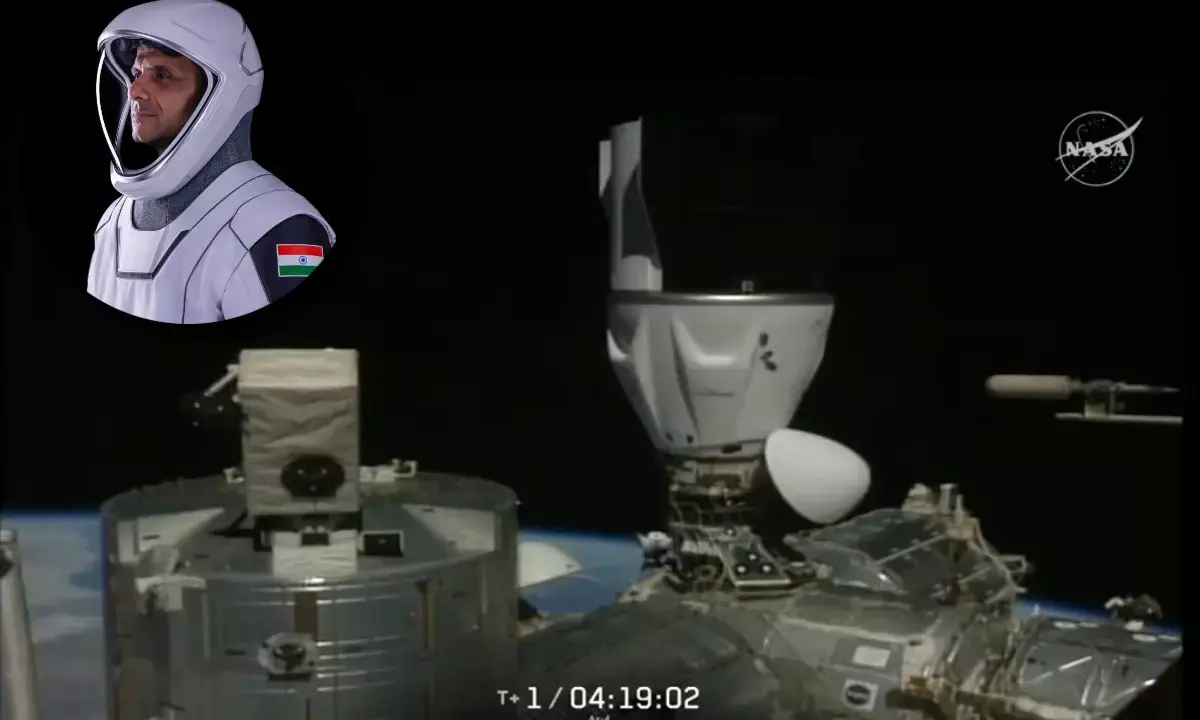Shubhanshu Shukla ISS Docking
