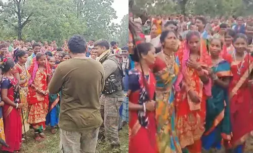 कुख्यात नक्सली हिड़मा के गांव की बेटी का ब्याह :  जवान बने भाई, कैंप में थिरके