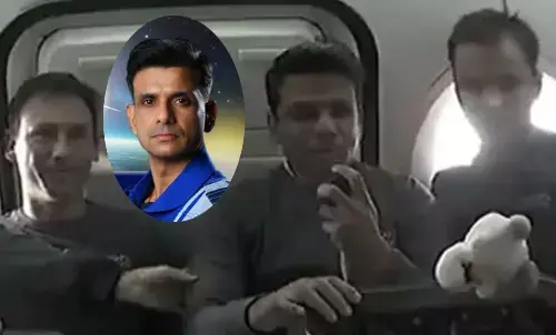 Shubhanshu Shukla on Ax-4 Mission