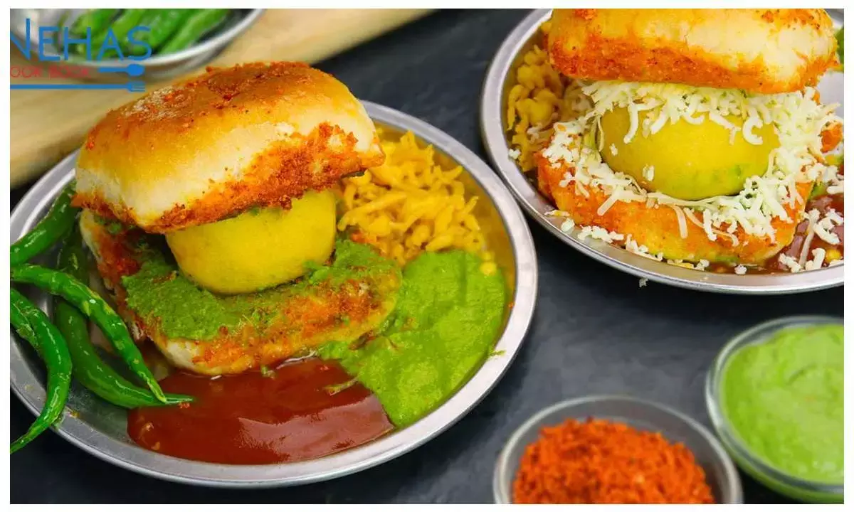 Vada Pav recipe with chutney