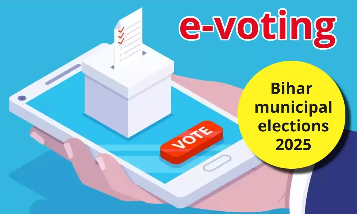 Bihar e-voting app, Bihar e-voting 2025, voting app india, first mobile voting in India, municipal elections e-voting