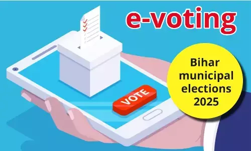 Bihar e-voting app, Bihar e-voting 2025, voting app india, first mobile voting in India, municipal elections e-voting