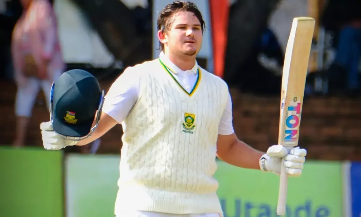 Luan-Dre Pretorius Test century Zimbabwe vs South Africa Match