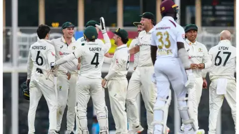 wi vs aus 1st test highlights: