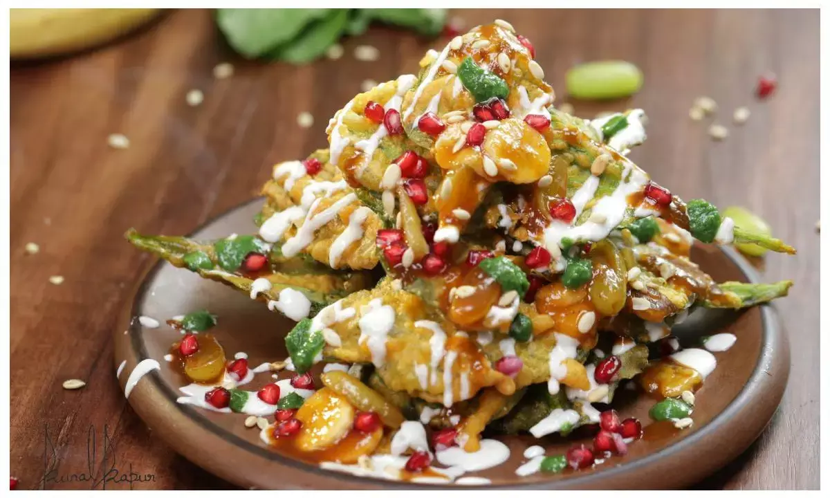 Palak Patta Chaat recipe at home