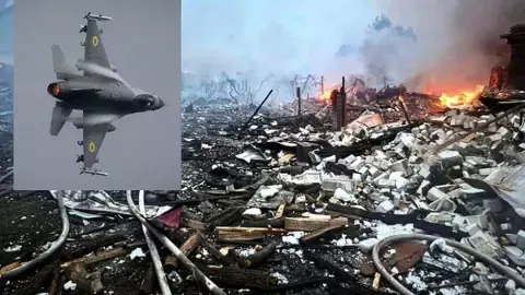 रूस यूक्रेन युद्ध 2025, रूस हवाई हमला, यूक्रेन पर ड्रोन अटैक, F-16 विमान तबाह, Russia Ukraine war 2025, Russia air strike