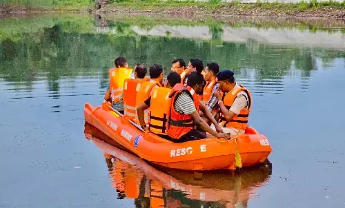 Nagar Sena conducting mock drill at Tungal Dam