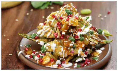 Palak Patta Chaat recipe at home