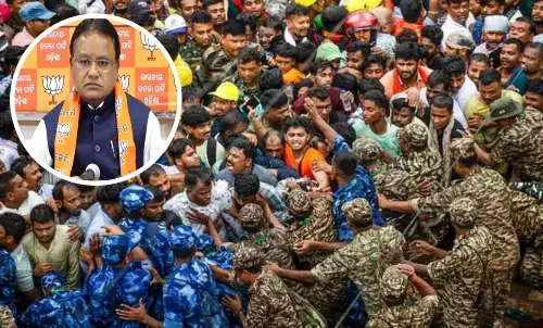 Jagannath Yatra Stampede 2025 action dcp suspended CM Mohan Charan Majhi apology